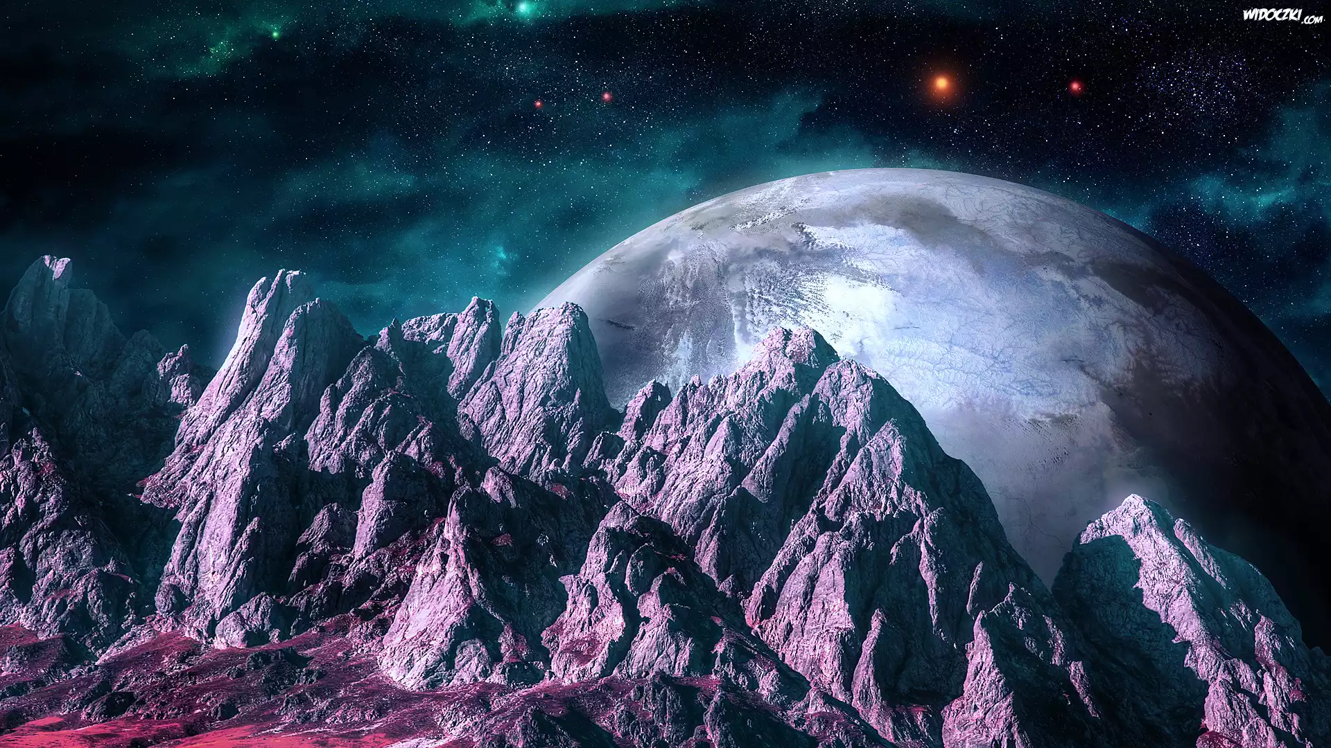 Kosmos, Planeta, Skały