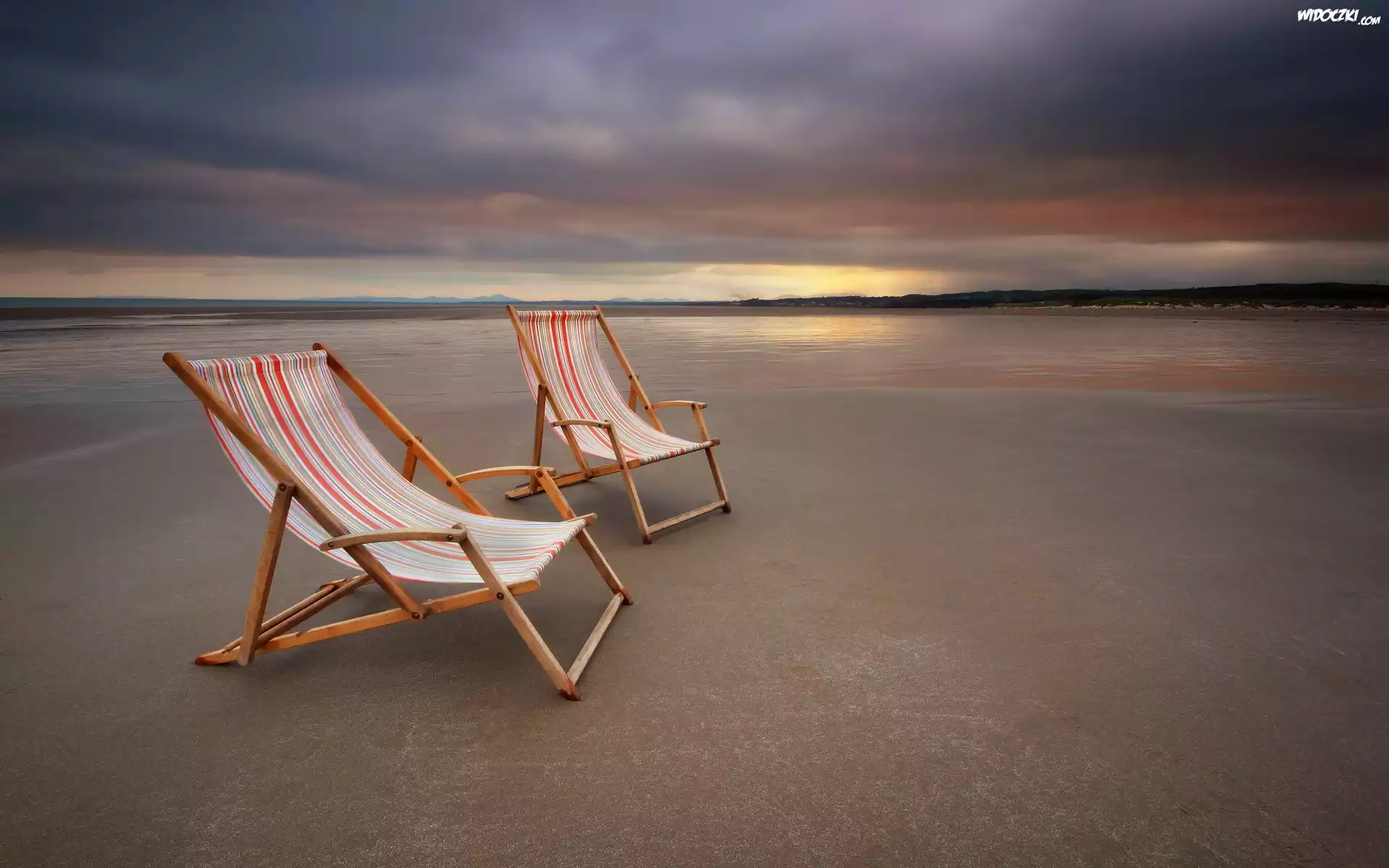 Leżaki, Plaża, Wakacje