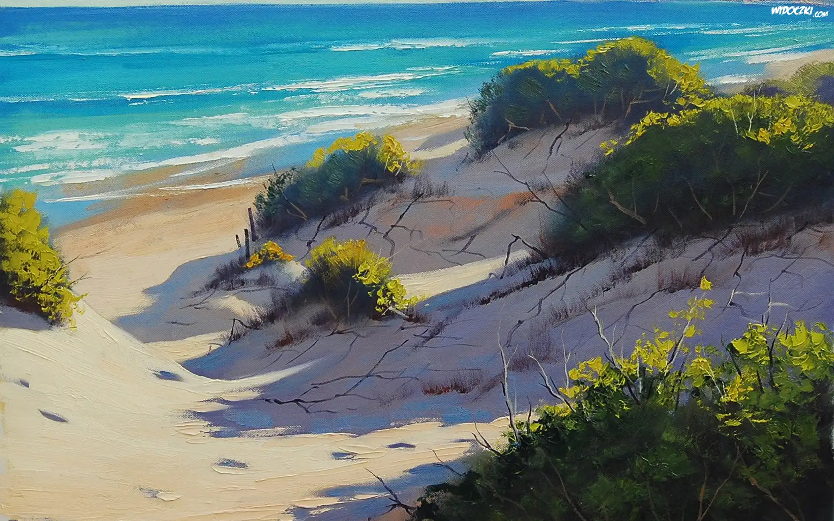 Morze, Plaża, Wydmy