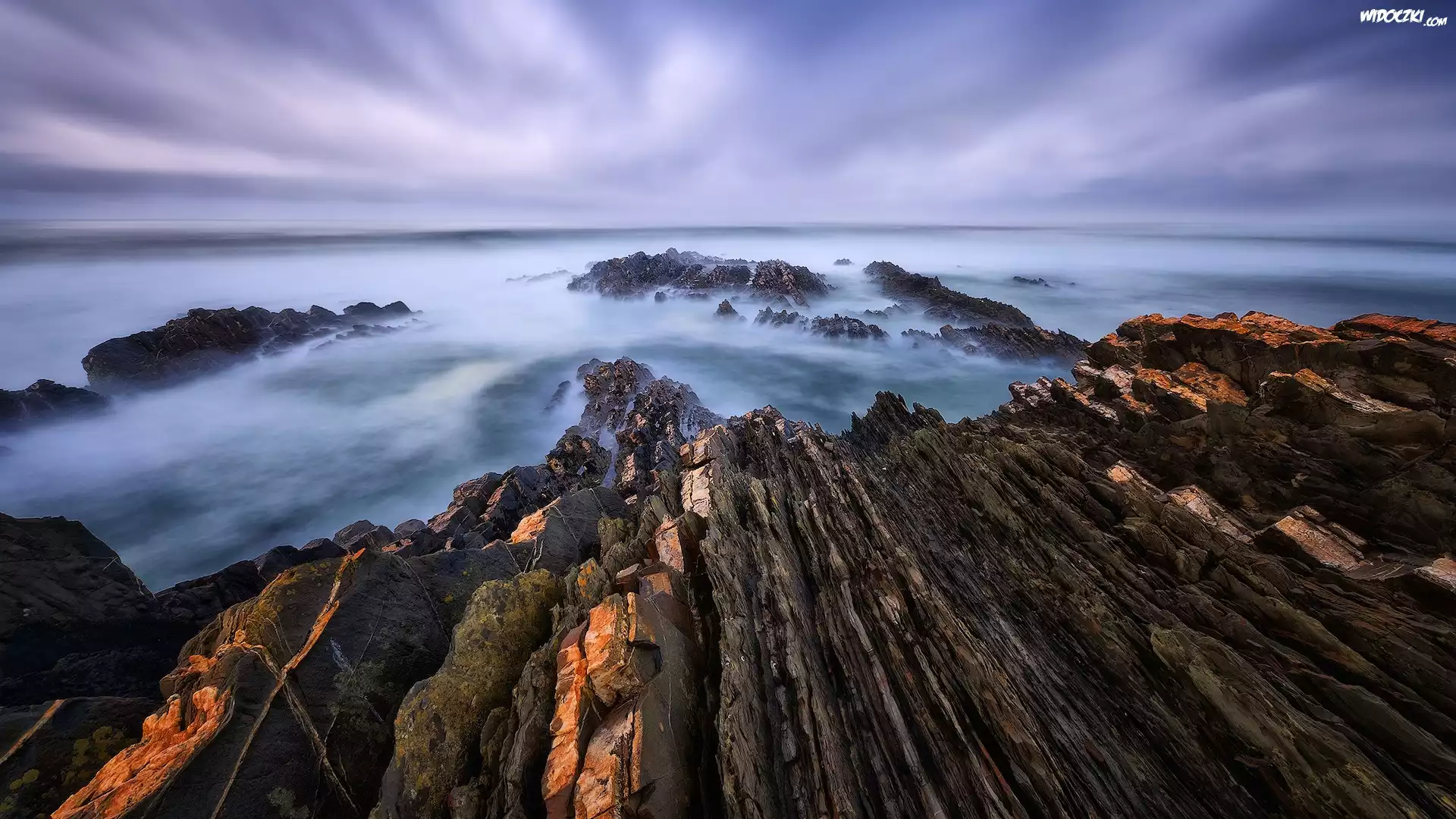 Portugalia, Almograve, Ocean Atlantycki, Morze, Kamienie