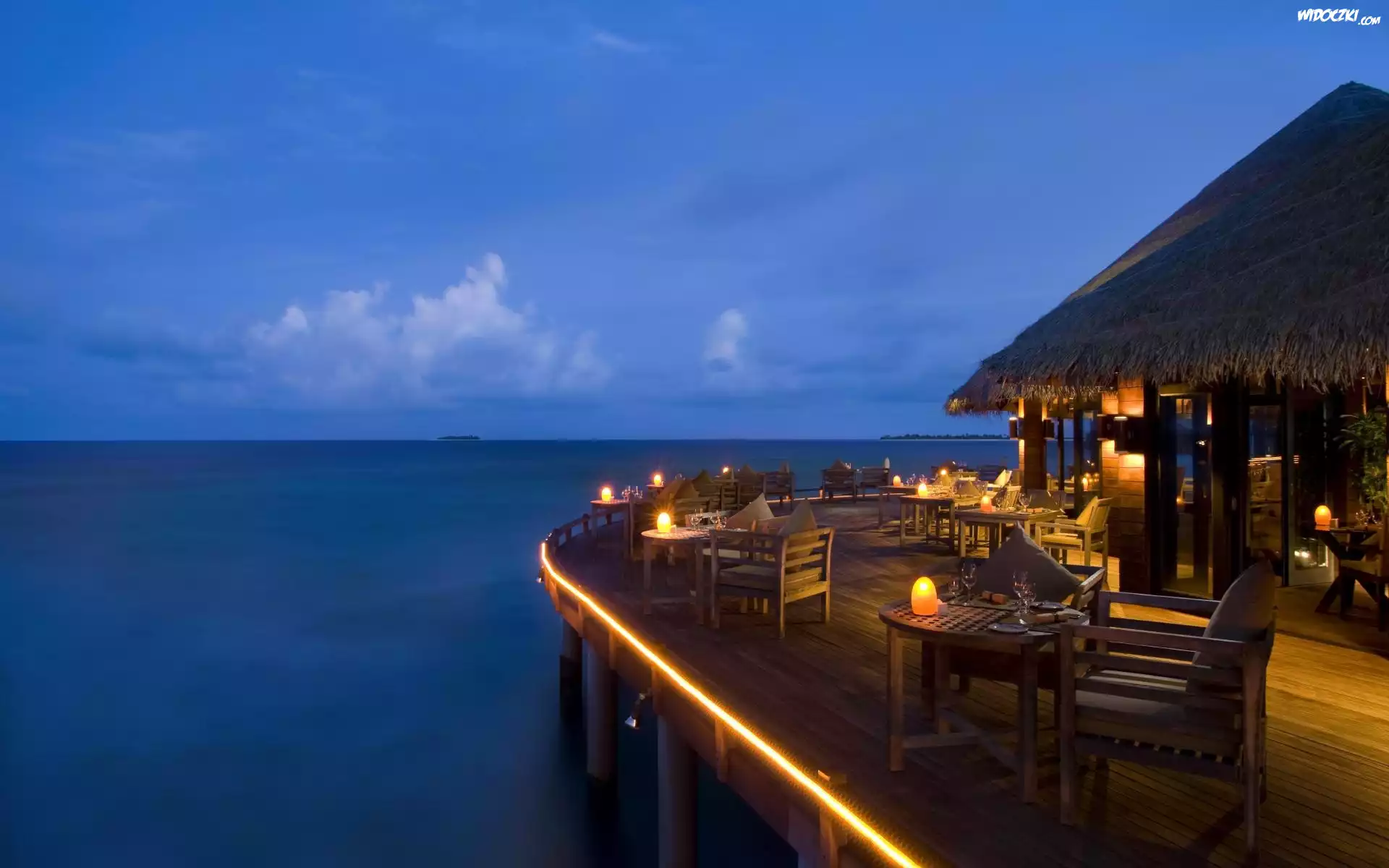 Restauracja, Morze, Bora Bora