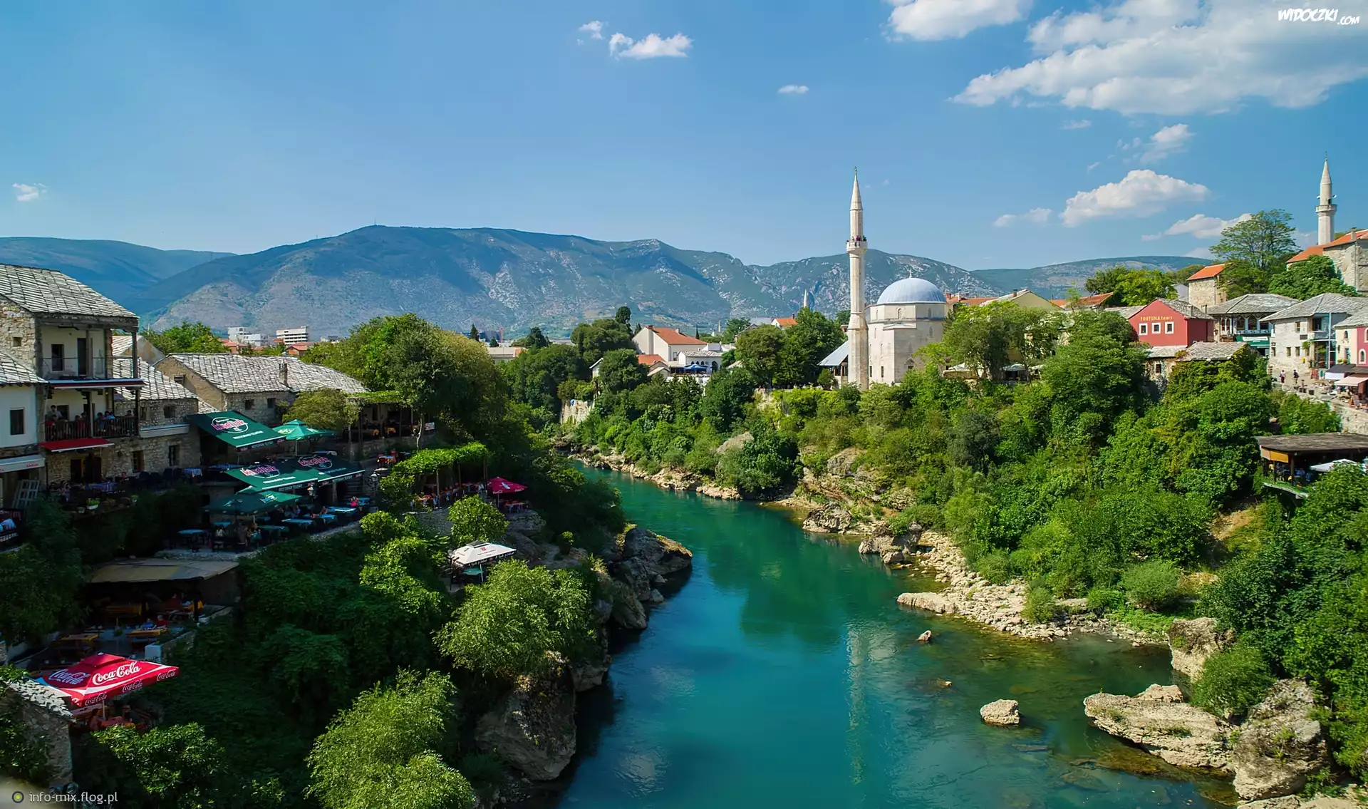 Rzeka, Zabudowania, Mostar, Hercegowina