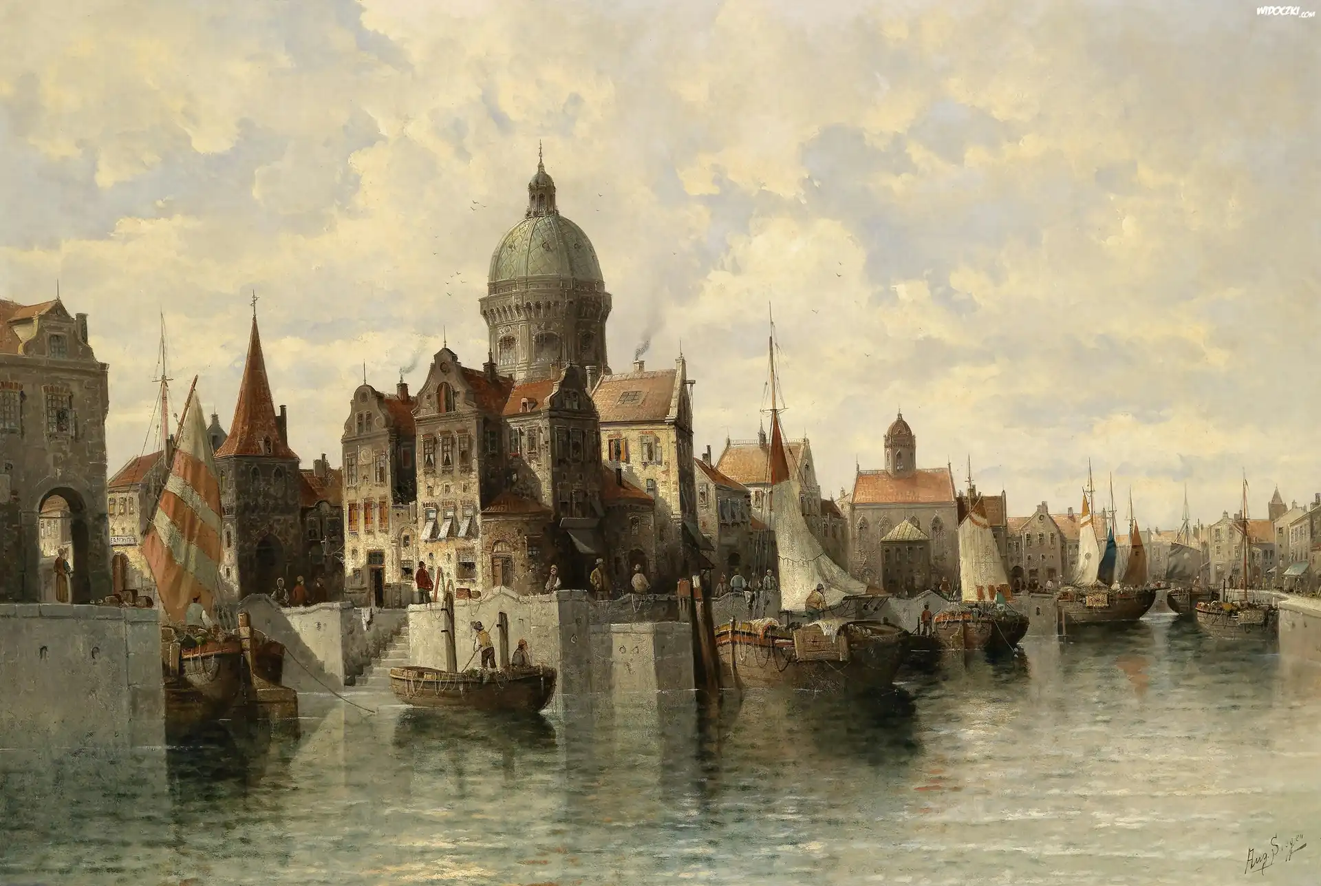 August, Siegen, Amsterdam