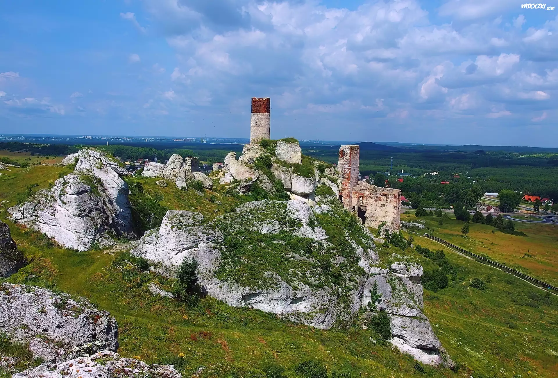 Skały, Ruiny, Panorama, Miasta