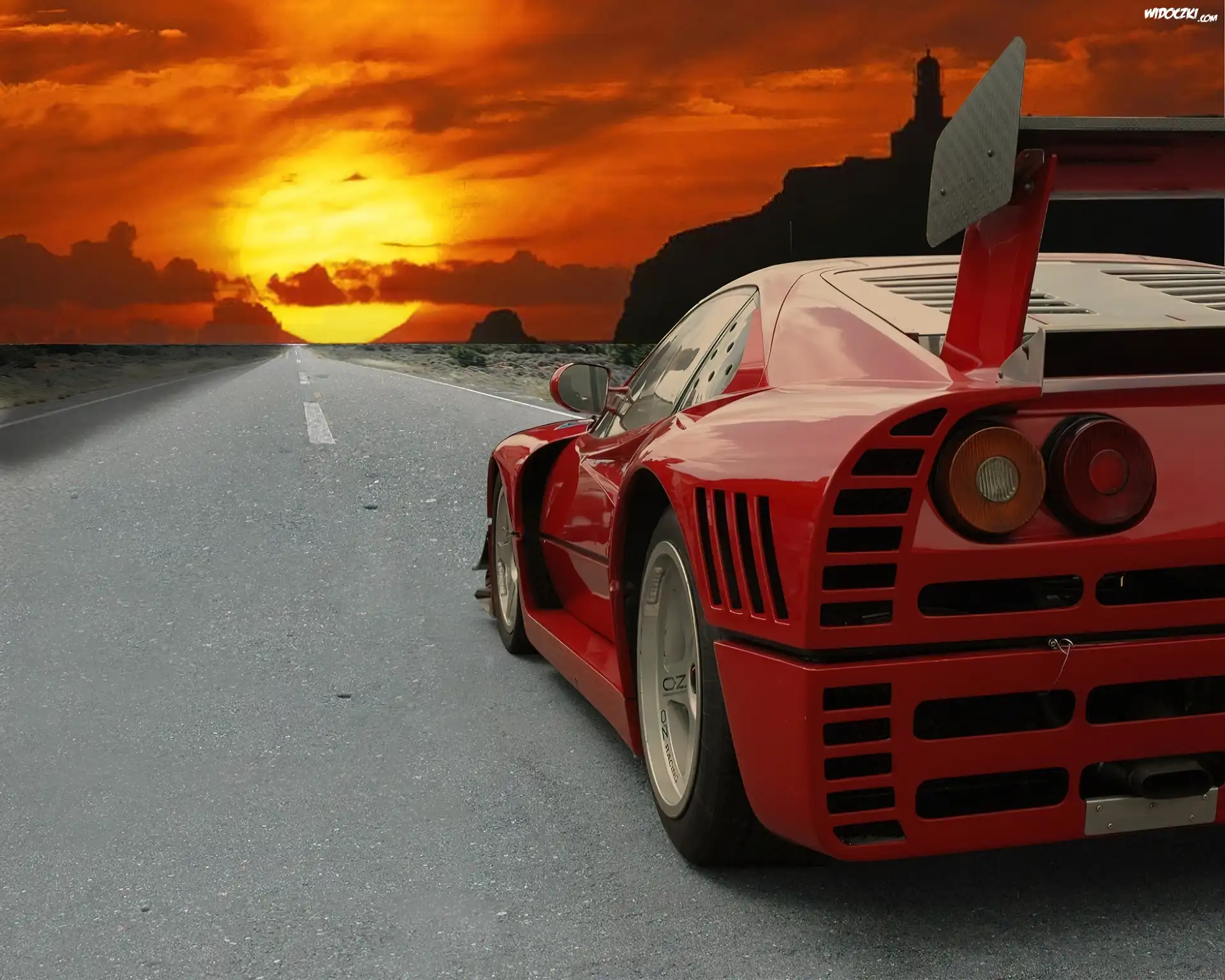 Zachód Słońca, Ferrari