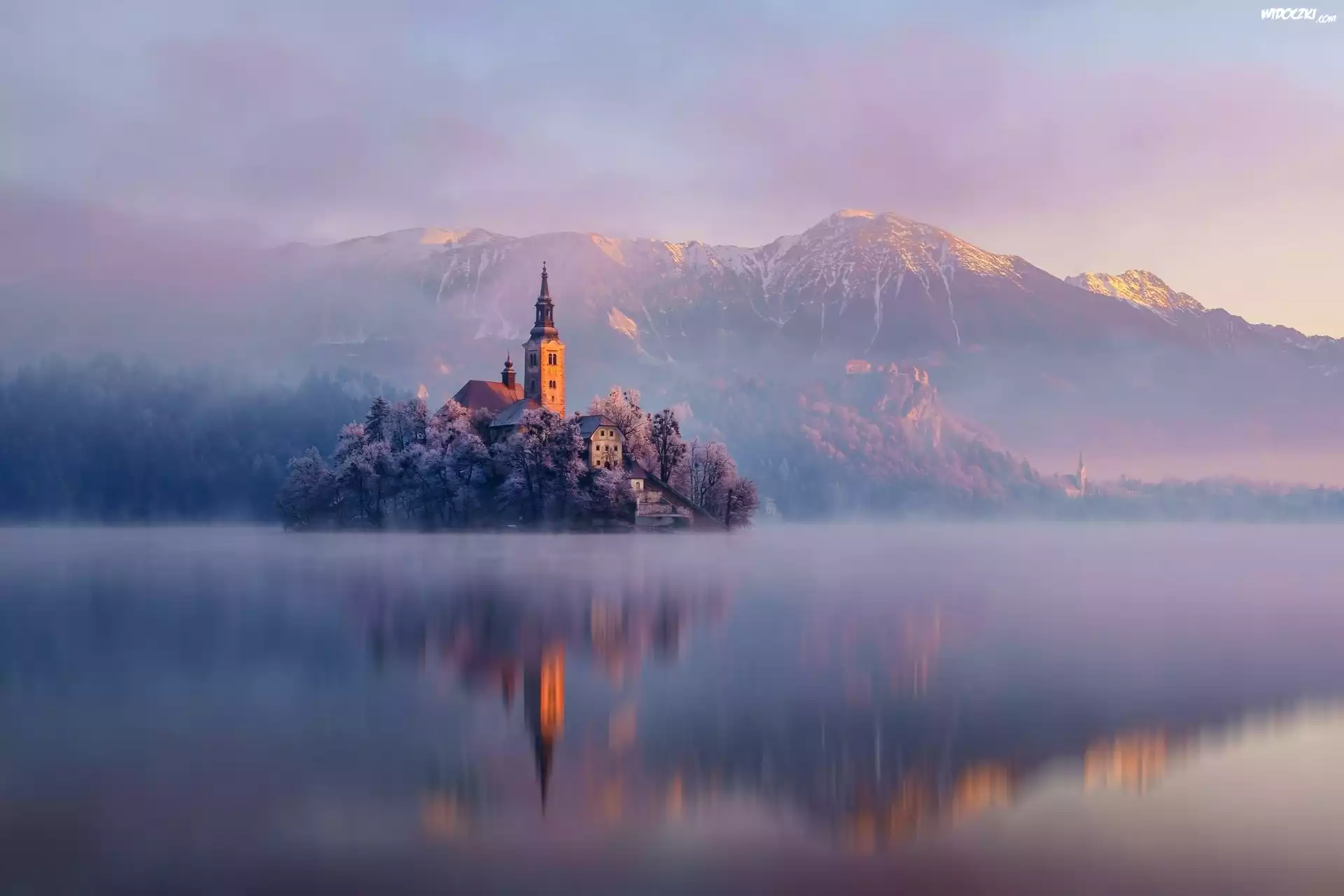 Słowenia, Jezioro Bled, Kościół