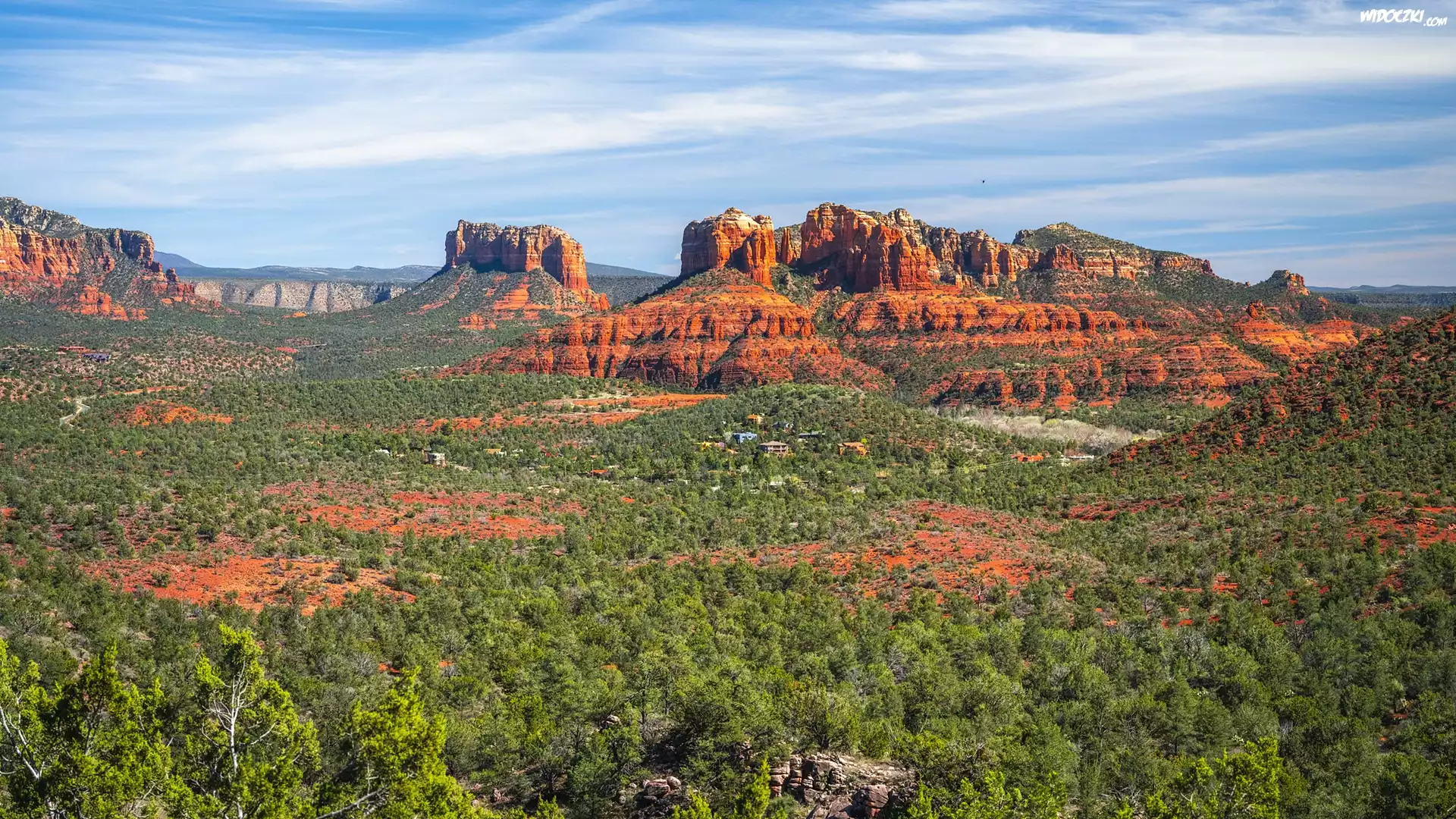 Stany Zjednoczone, Stan Arizona, Park stanowy Red Rock, Czerwone, Skały