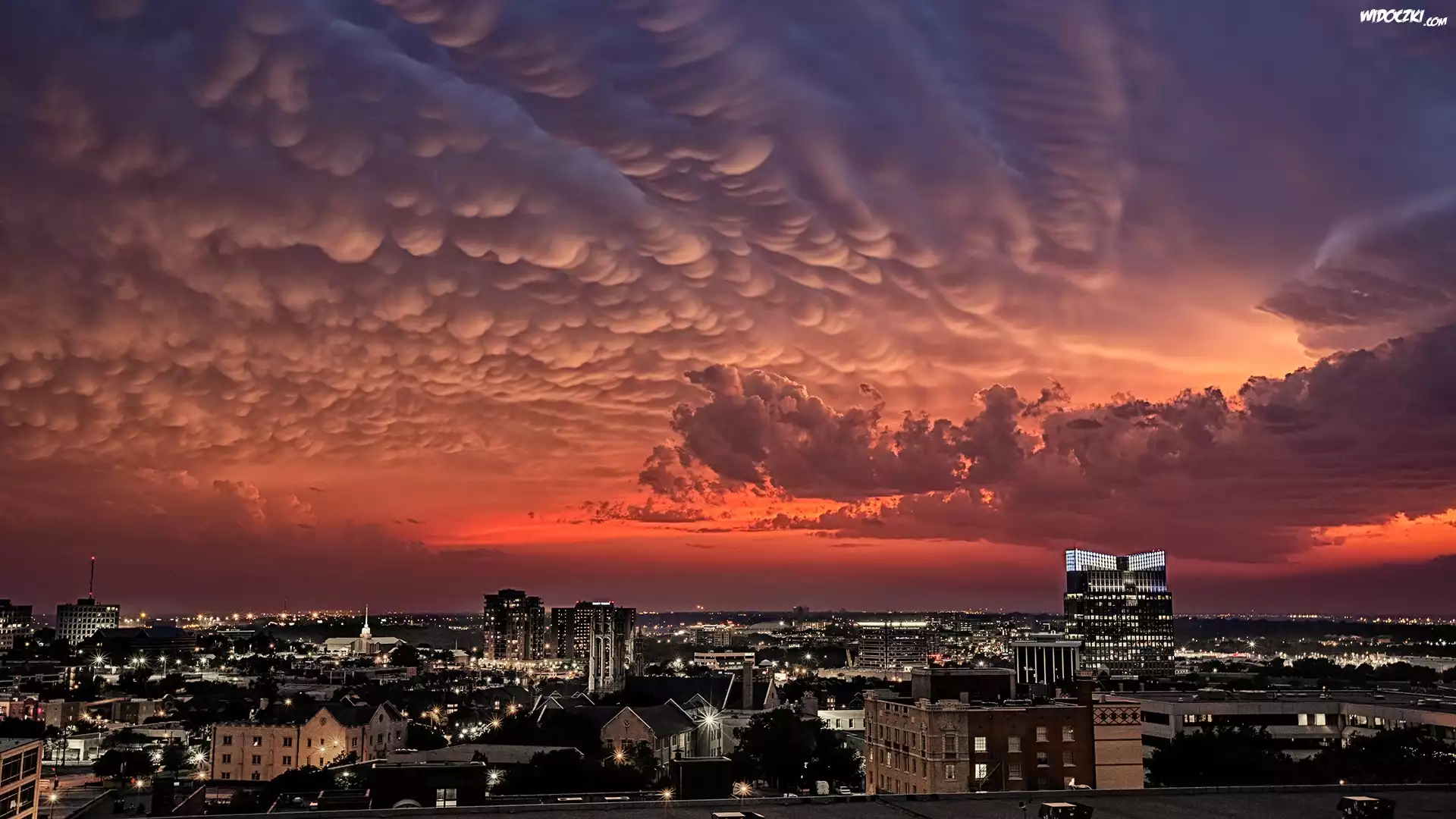 Stany Zjednoczone, Fort Worth, Miasto, Chmury