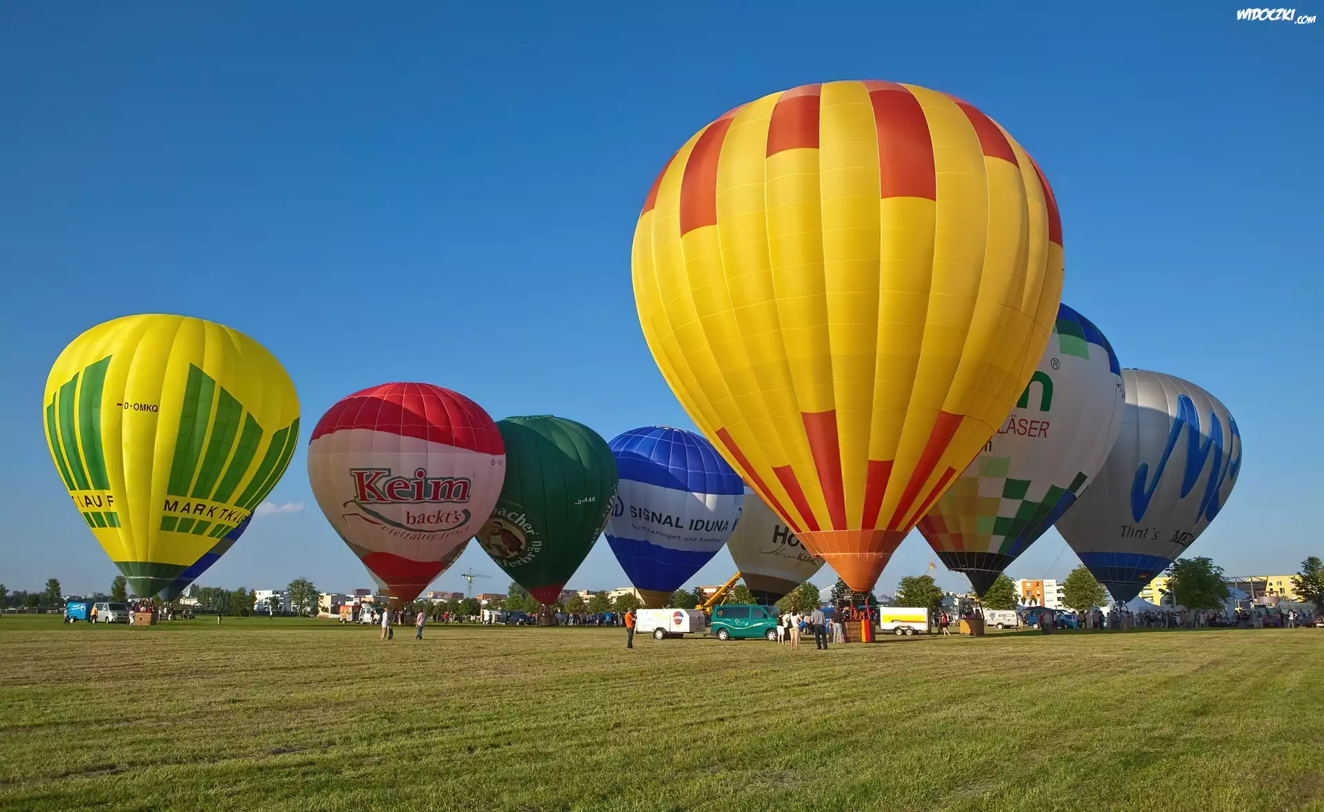 Start, Balonów