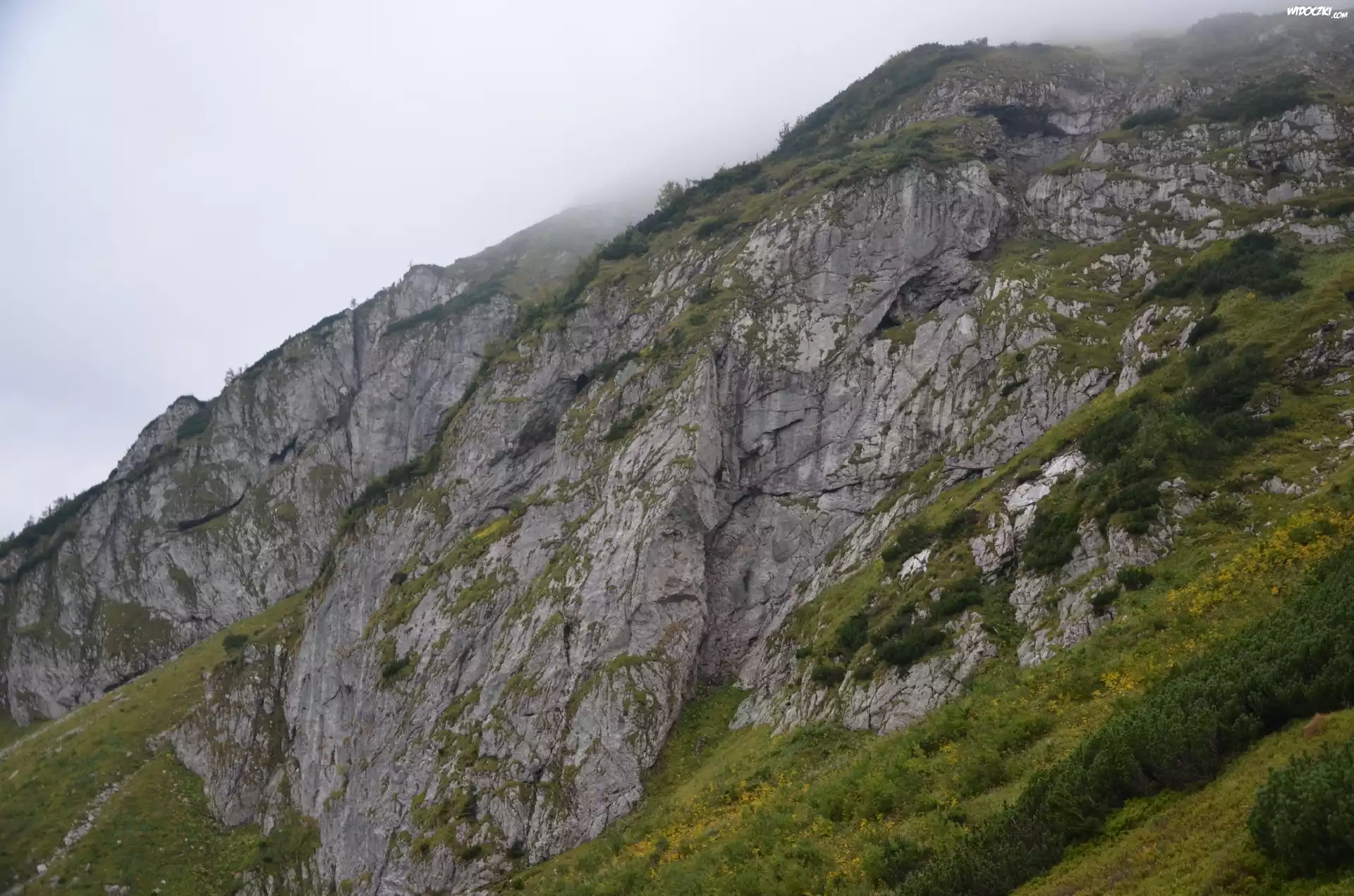 Góry, Strome, Zbocze