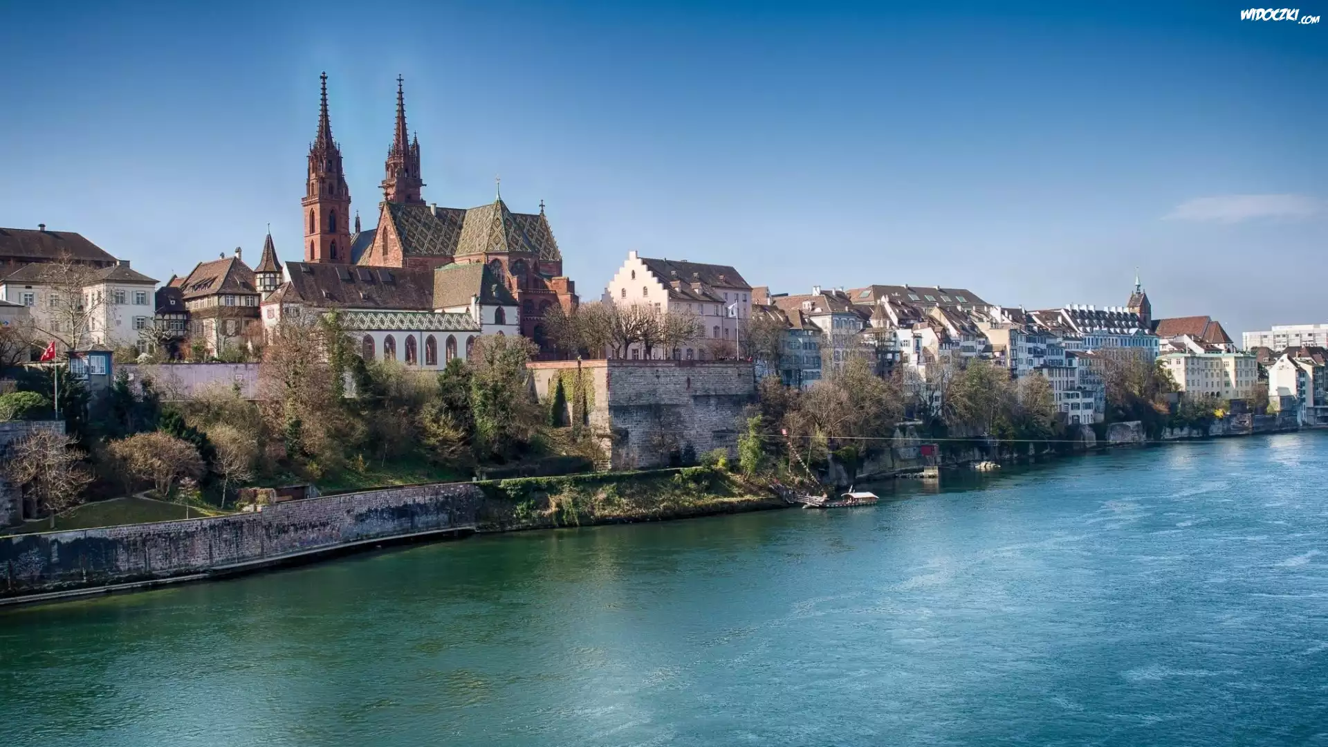 Szwajcaria, Bazylea, Miasto, Rzeka