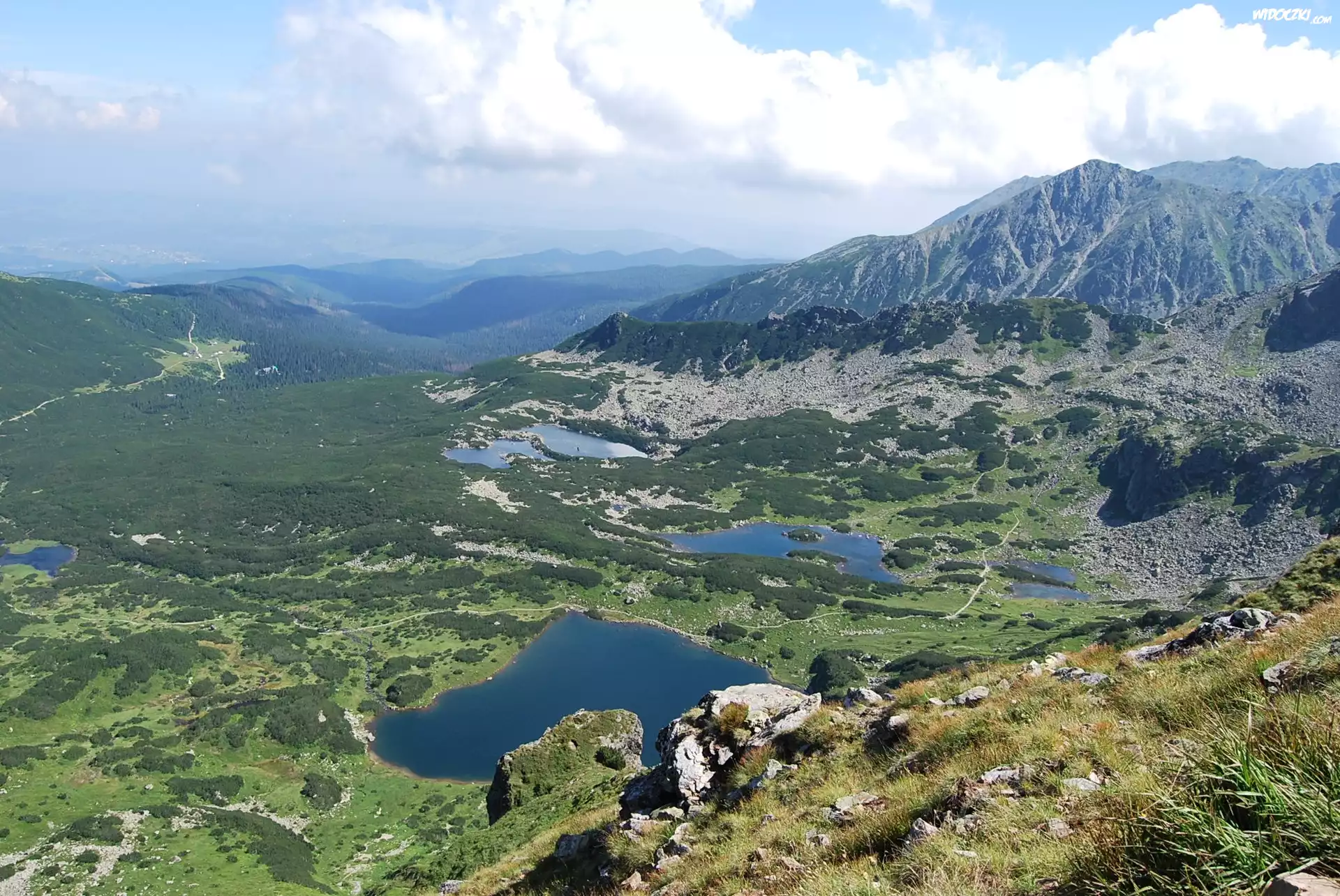 Tatry, Hala GÄ…sienicowa, Jeziora