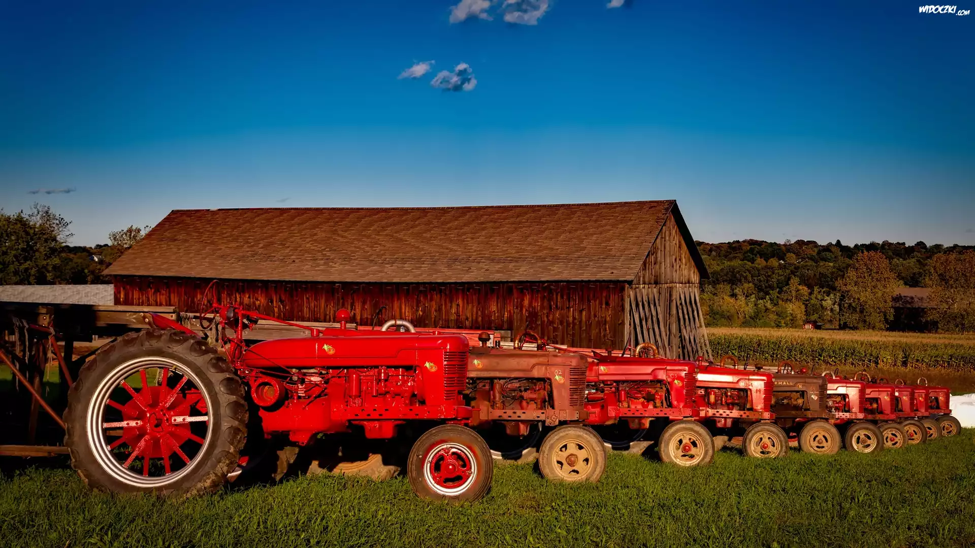 Farma, Traktor, Stodoła
