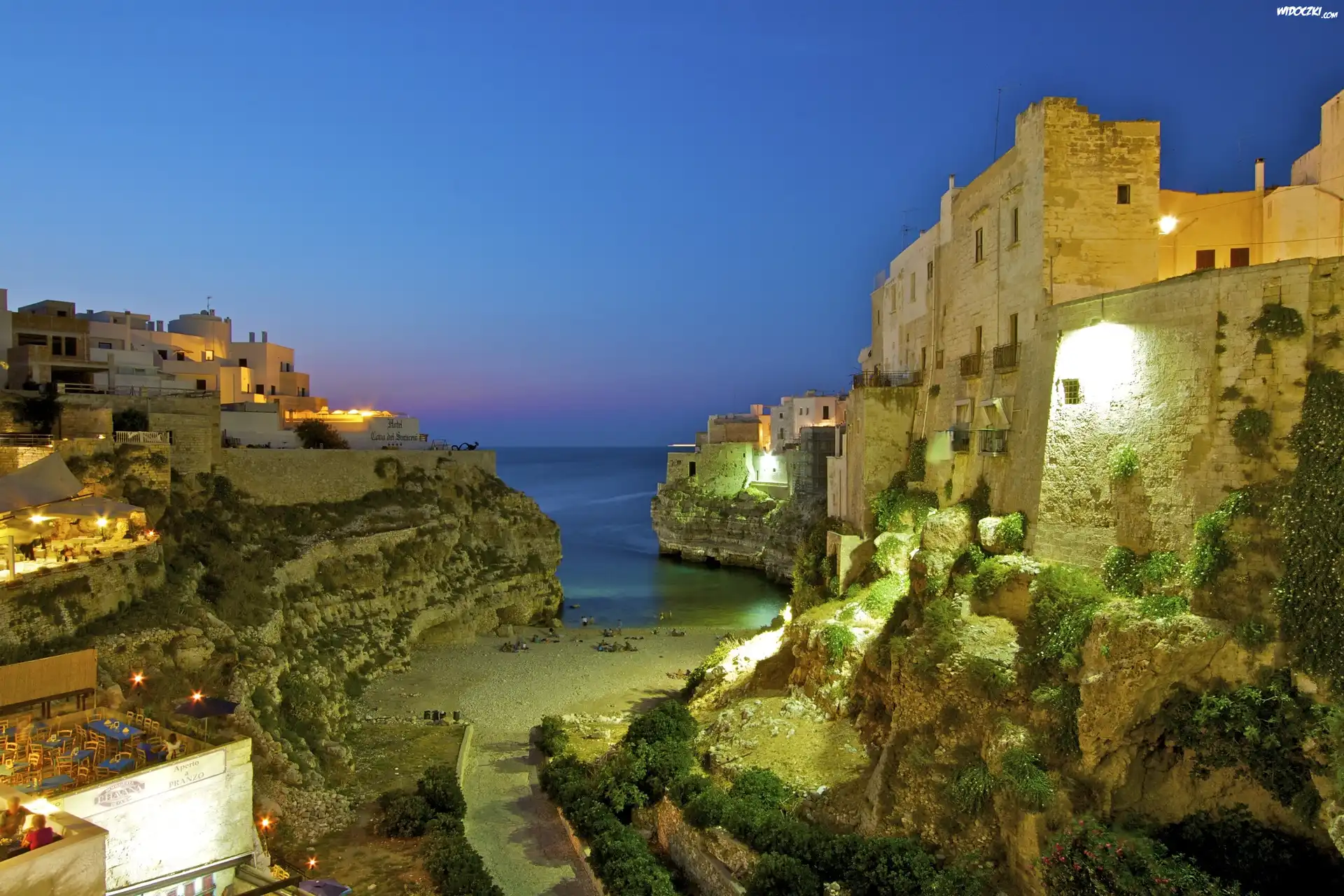 Włochy, Miasto, Polignano a Mare, Morze