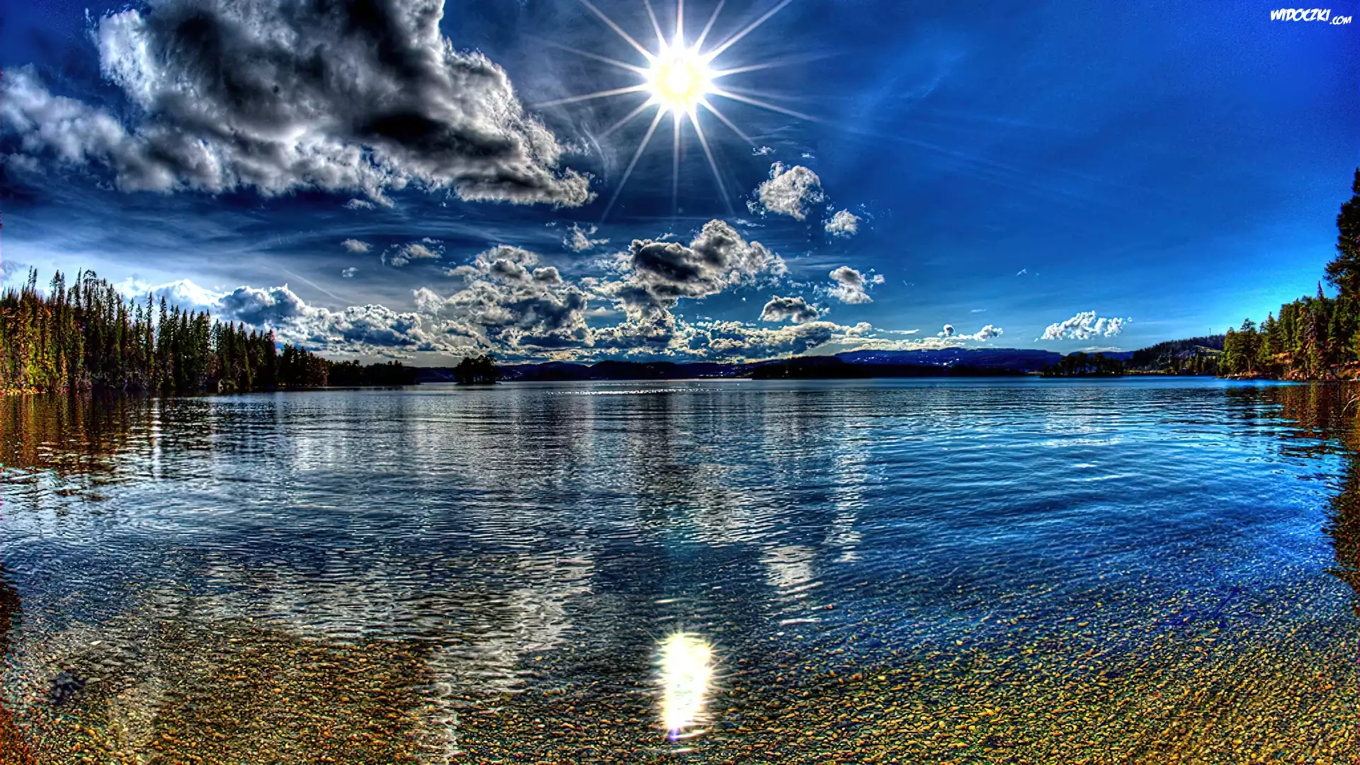 Słońce, Woda, Jezioro