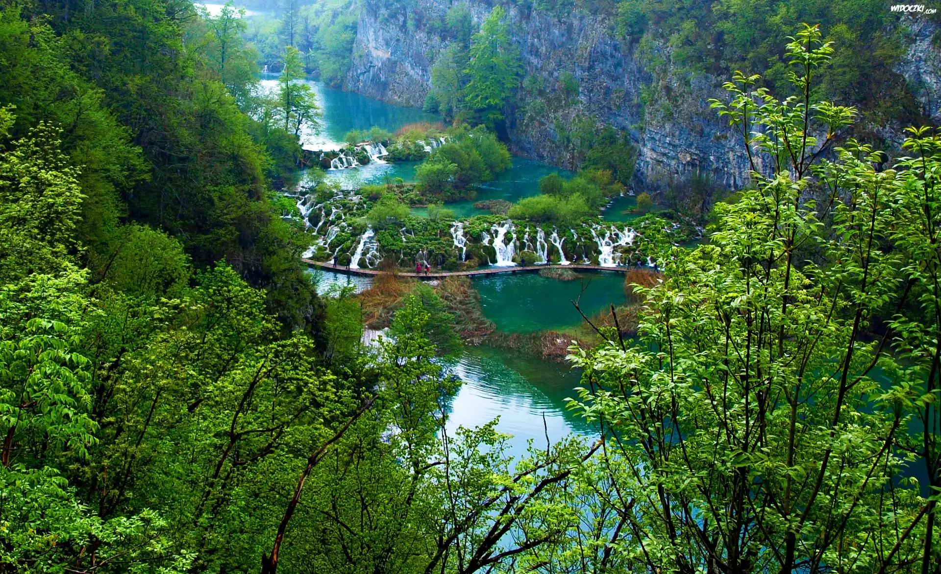 Wodospady, Park Narodowy, Plitvice