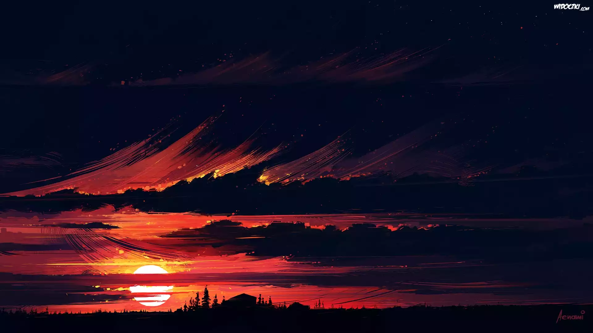 Paintography, Zachód słońca