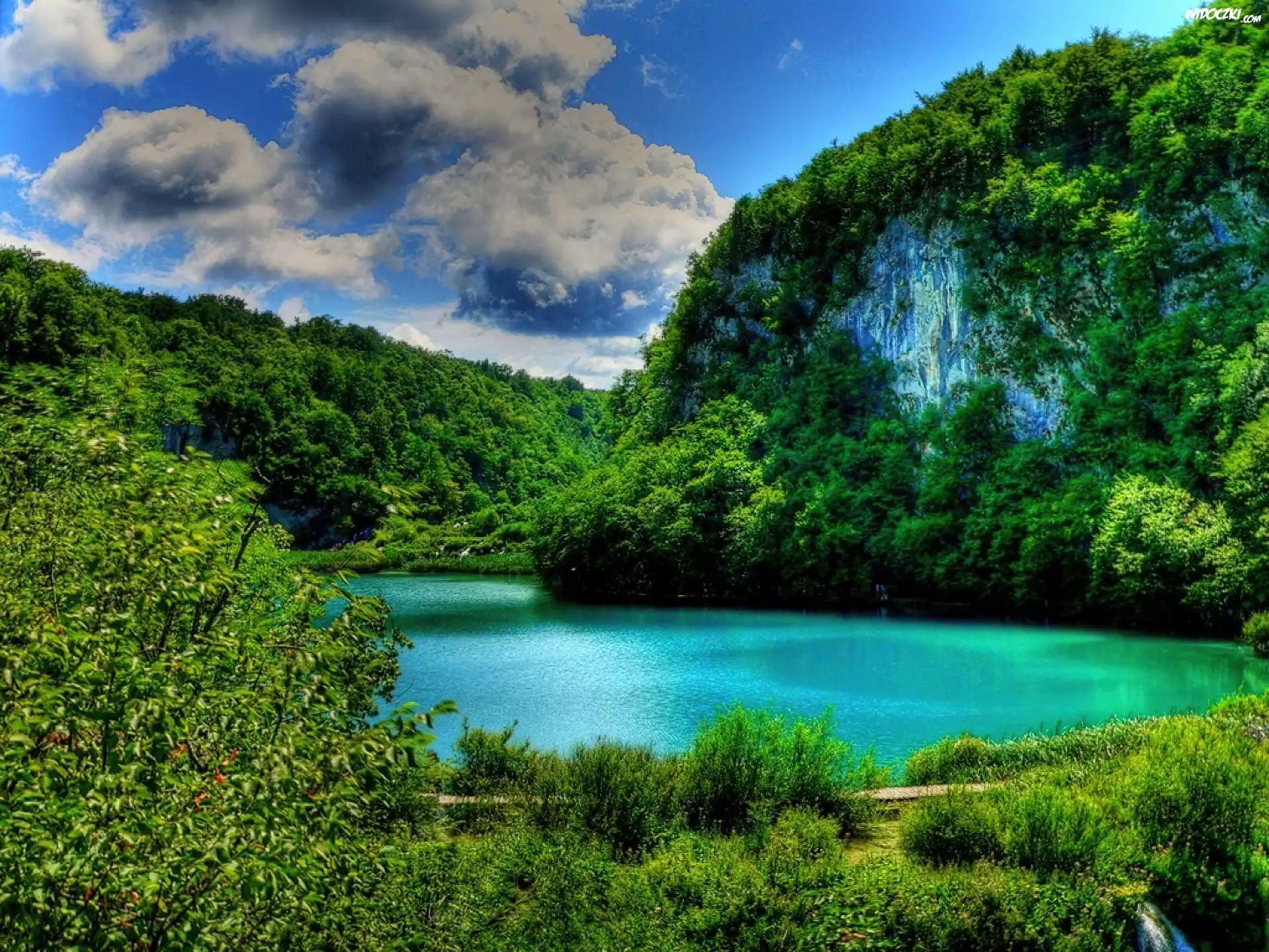 Jezioro, Zalesione, Góry