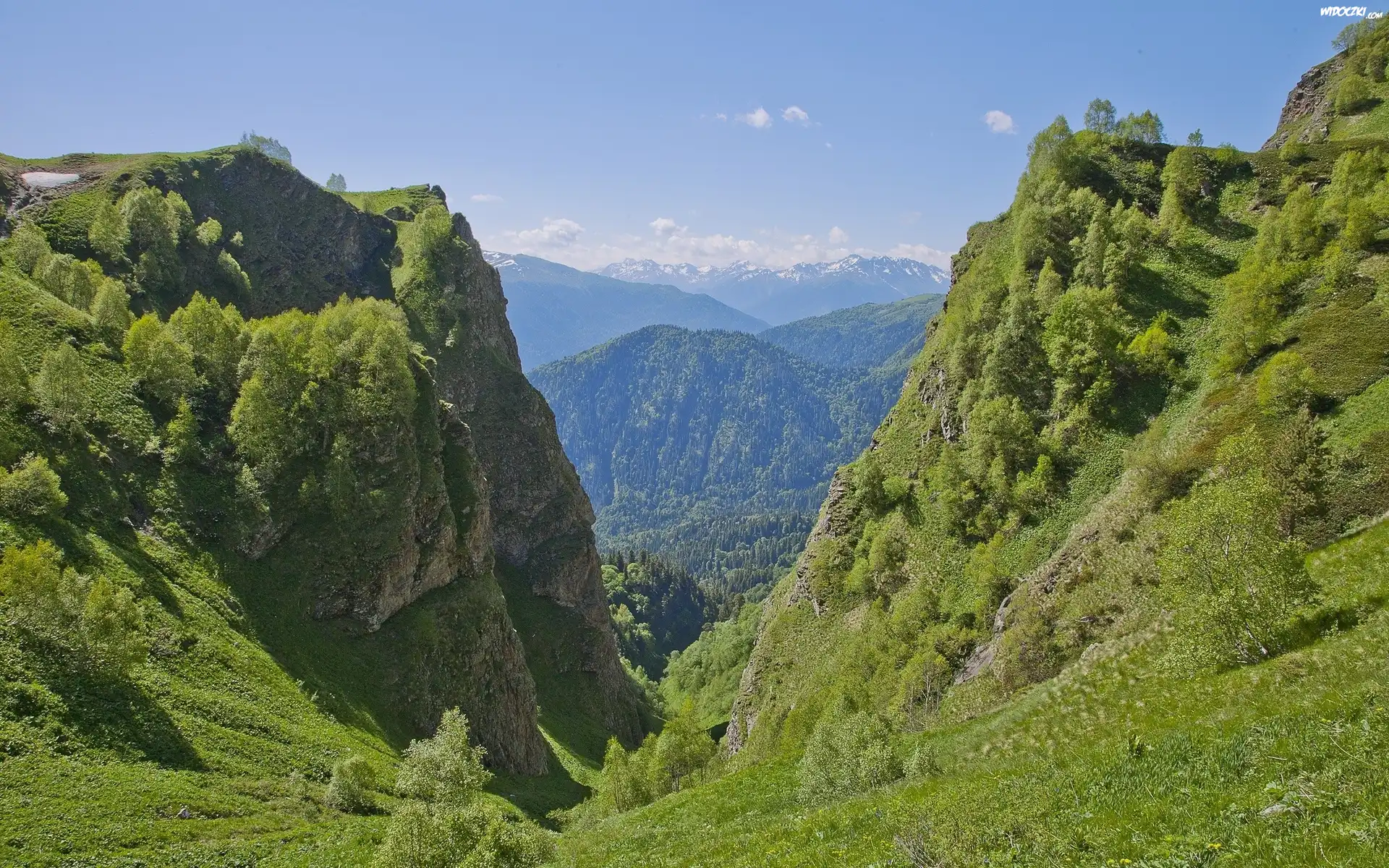 Zielone, Góry